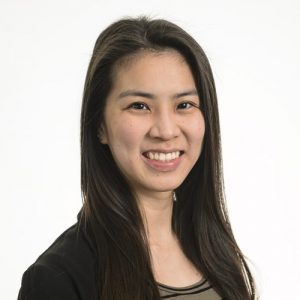 Portrait of Evelyn Gu with white background